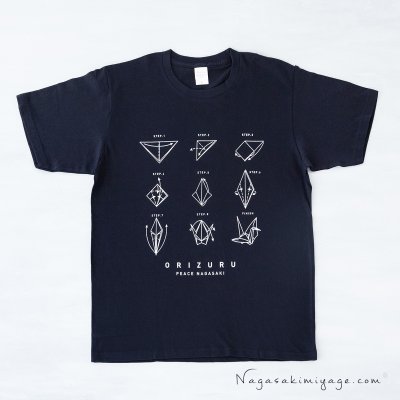 画像1: 折鶴Tシャツ　展開図